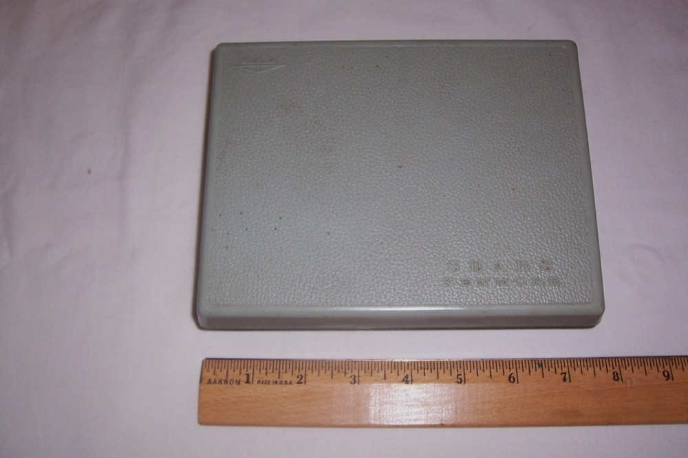 Sears Kenmore Sewing Machine Case w/ Pattern Cams Screwdrivers Needle Threader
