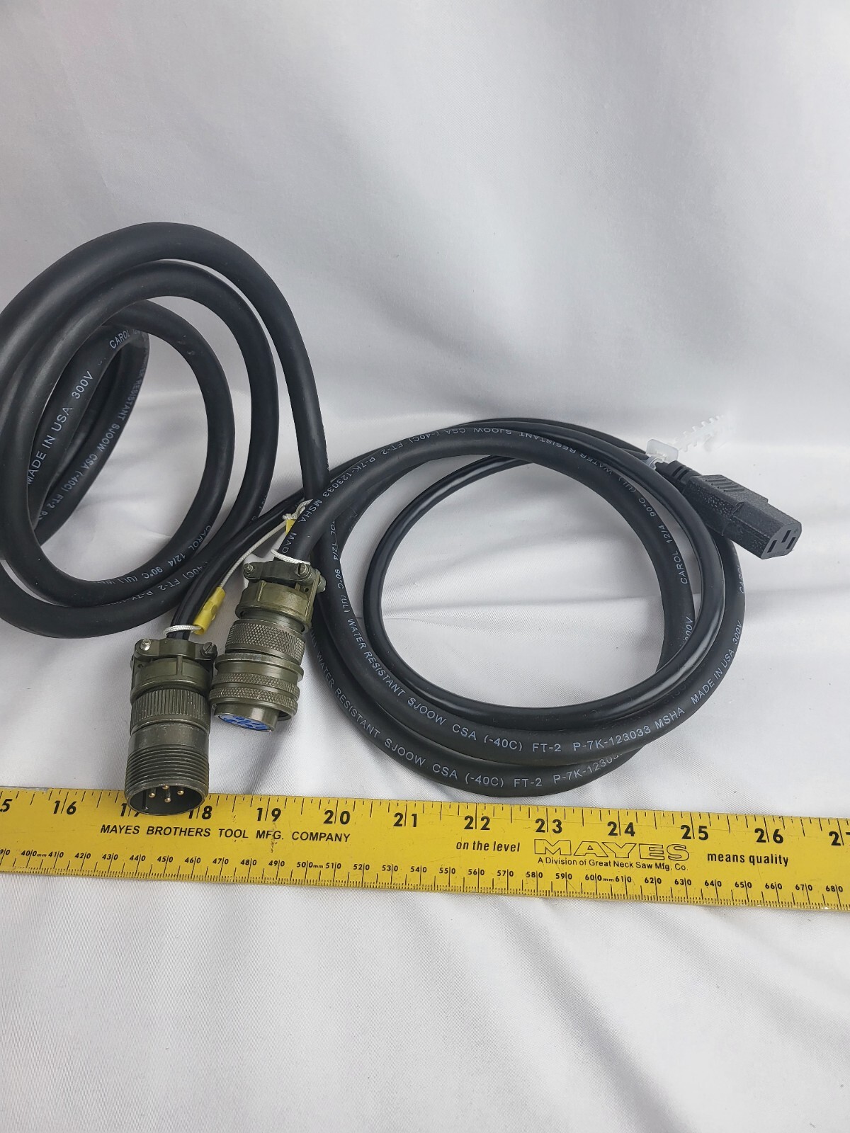 Nato Slave Plug Cable Battery Charger J-6263A/U PN BTA-70835 Military Humvee...