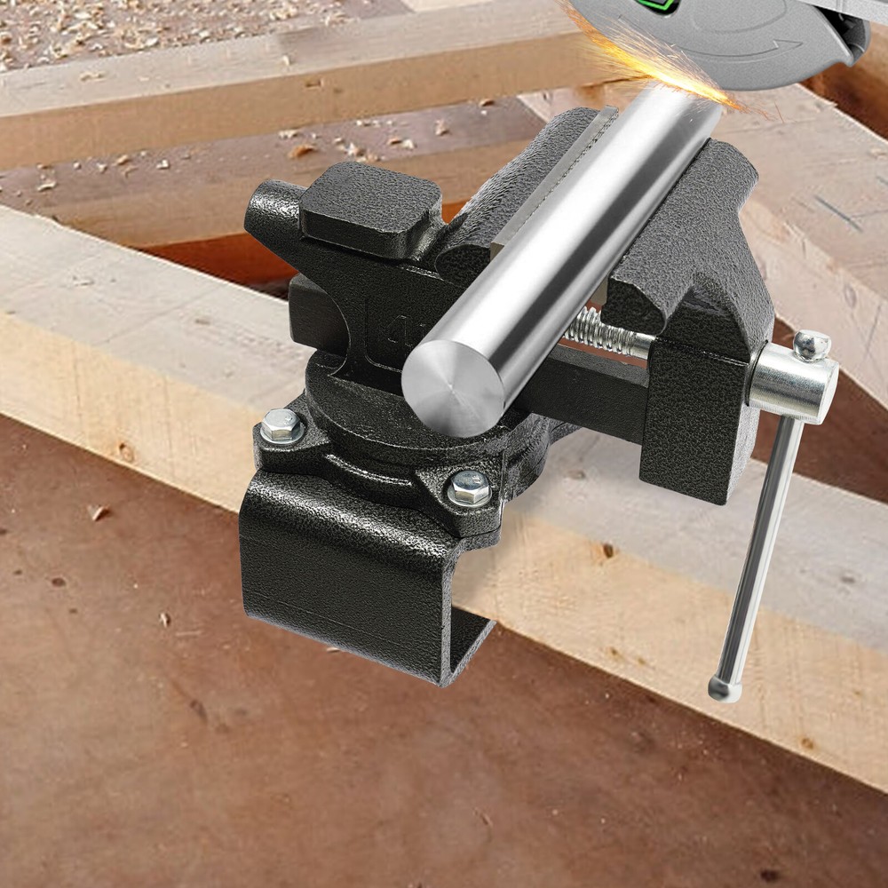 Heavy Duty Table Mount Bench Vise Multi-Purpose Workbench Rotation Table Vise