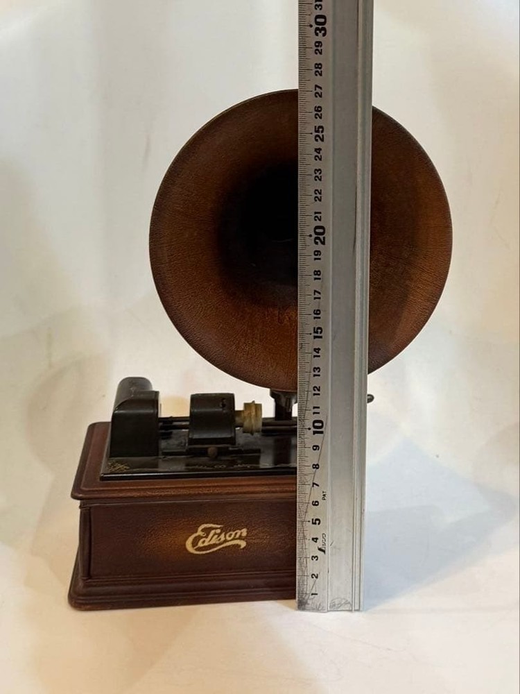 Technics Edison Opera Phonograph Style Music Box Accessory Box From Japan