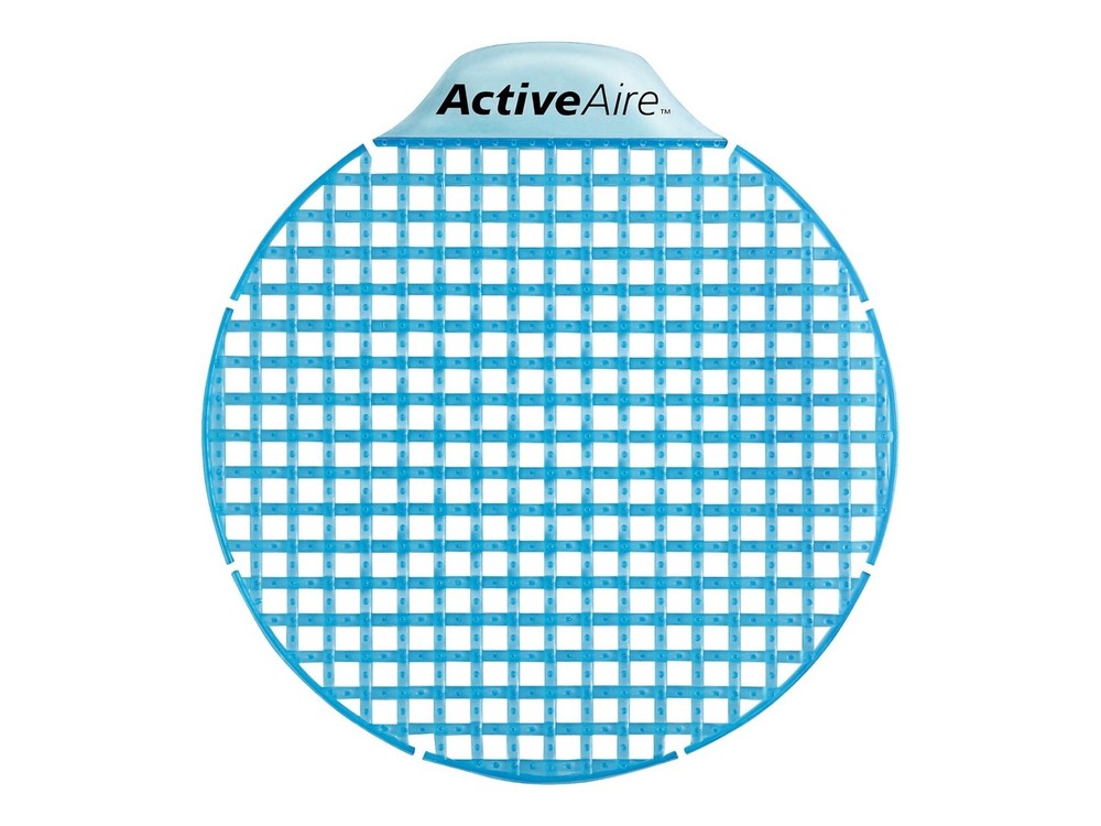 ActiveAire Low-Splash Deodorizer Urinal Screen Coastal Breeze 12 Screen Per Case