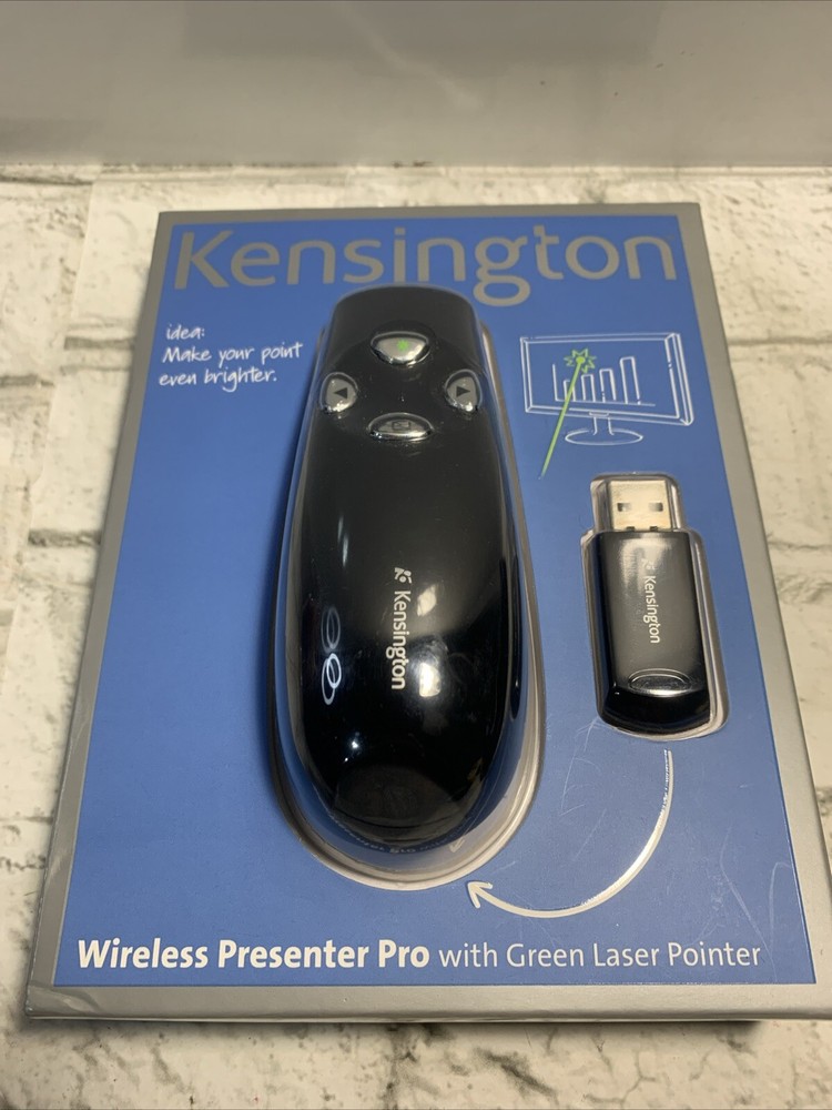 Kensington Presenter Pro Remote Green Laser Pointer - New (Other)