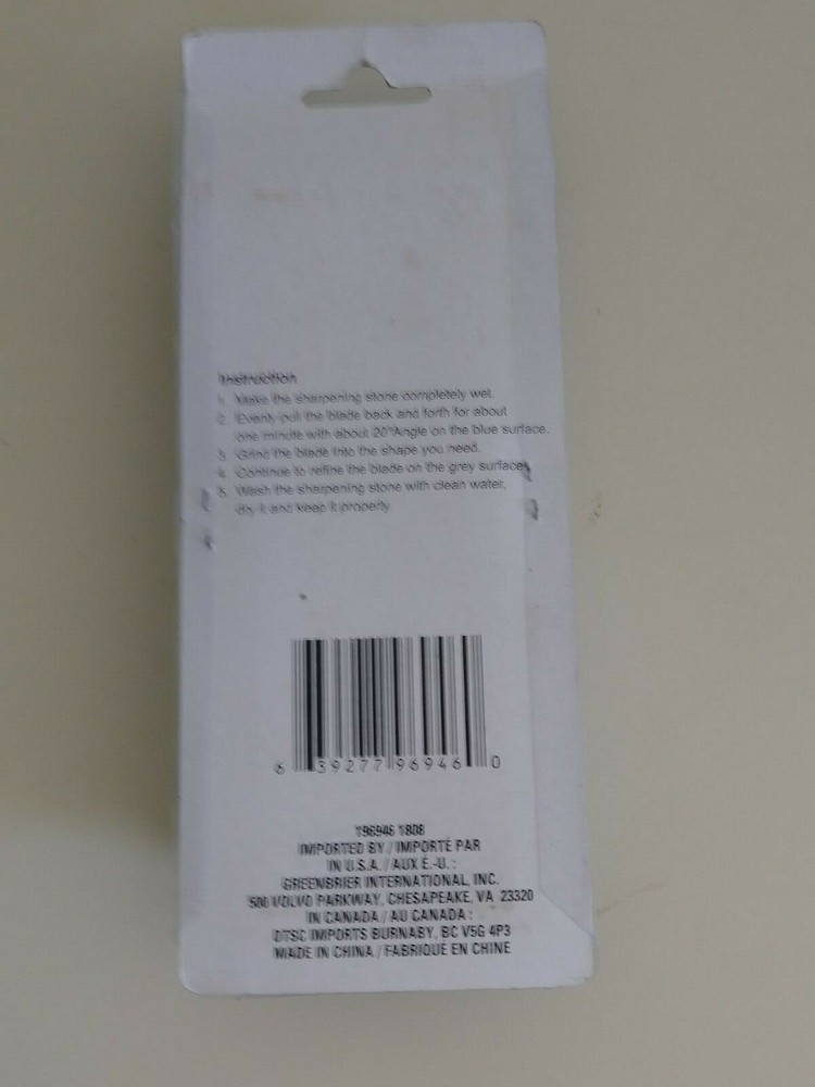 TOOL BENCH 6 IN SHARPENING STONE **FREE SHIP**