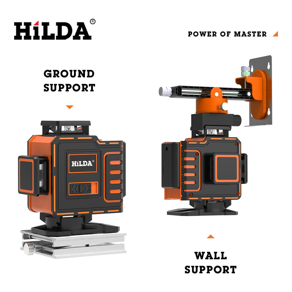 4D Laser Level Self-Leveling 360 Horizontal and Vertical Cross Laser Level