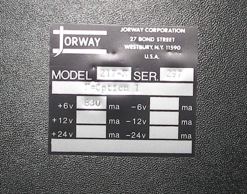 JORWAY 217 GATED CLOCK CAMAC MODULAR