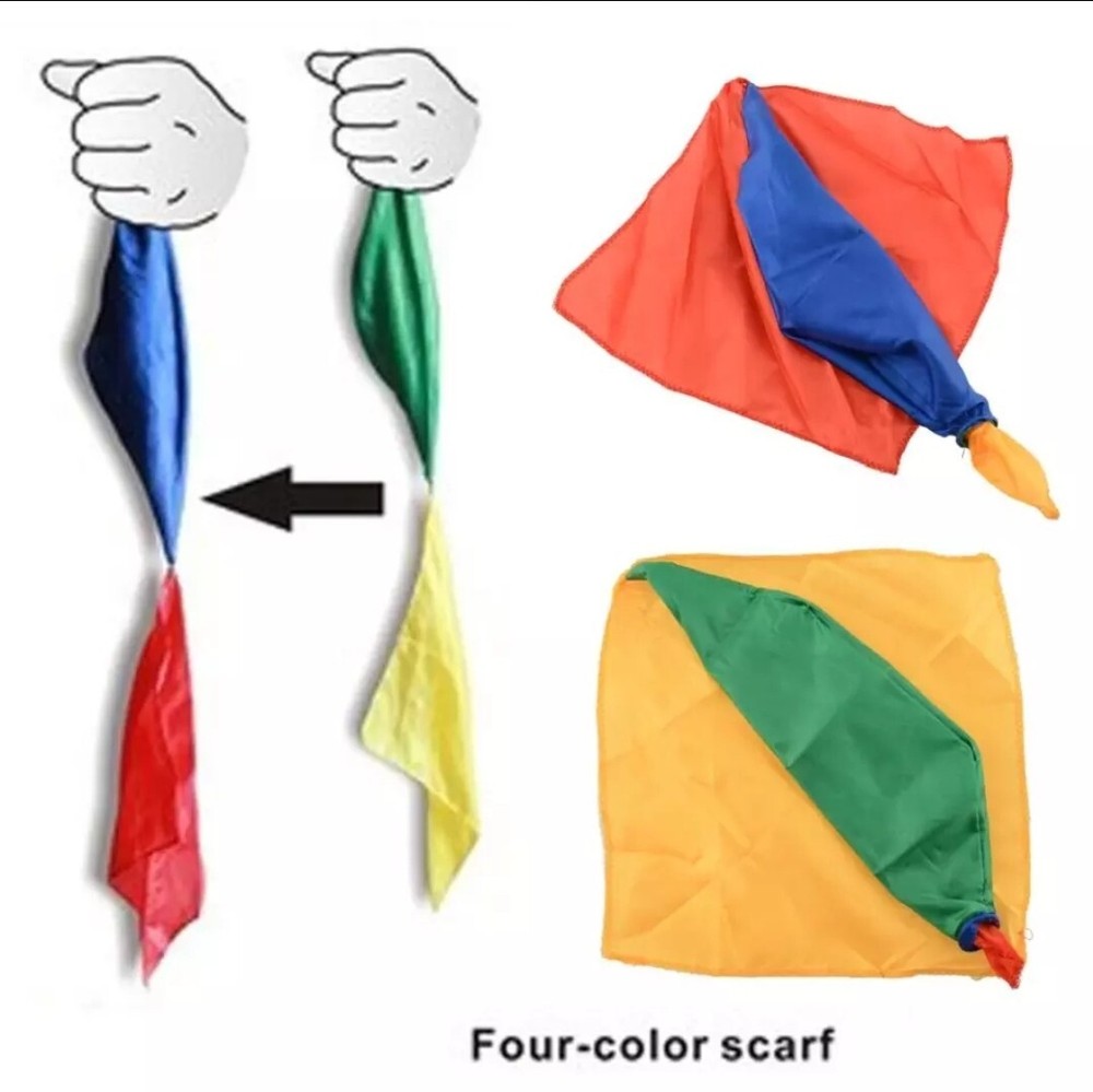 Magic Trick Color Changing Scarfs Easy To Do Tricks