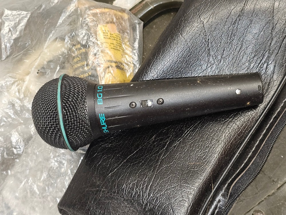 SHURE BG1.0 DYNAMIC DUAL Z MICROPHONE (WORKS)