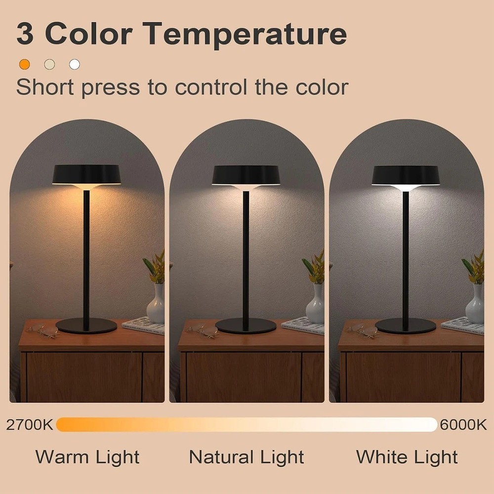 3 Color Temperature Waterproof Bedroom Light