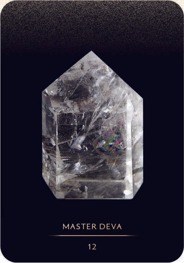 MASTER TEACHER CRYSTAL ORACLE CARDS DECK ROCKPOOL PUBLISHING MASTER DEVAS NEW