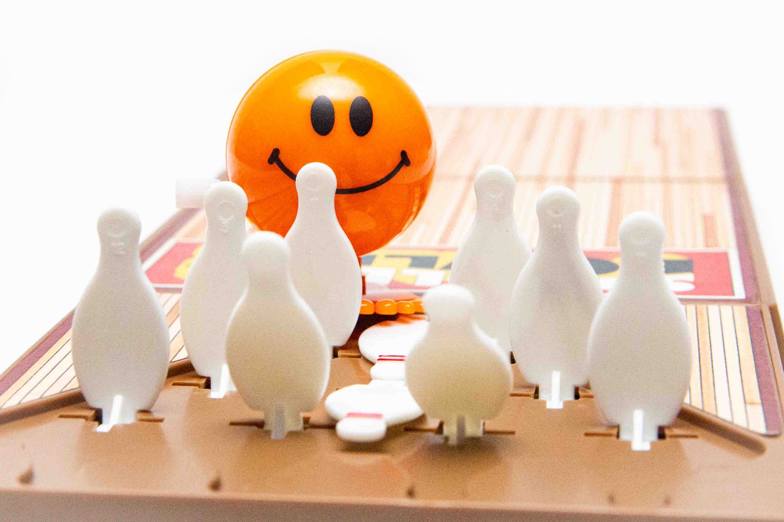 Replacement Wind-Up BALL (Set of 4) for Vintage 1980 TOMY Strolling Bowling Game