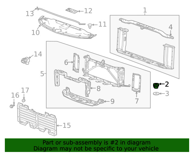 Genuine GM Mount Cushion 22825456