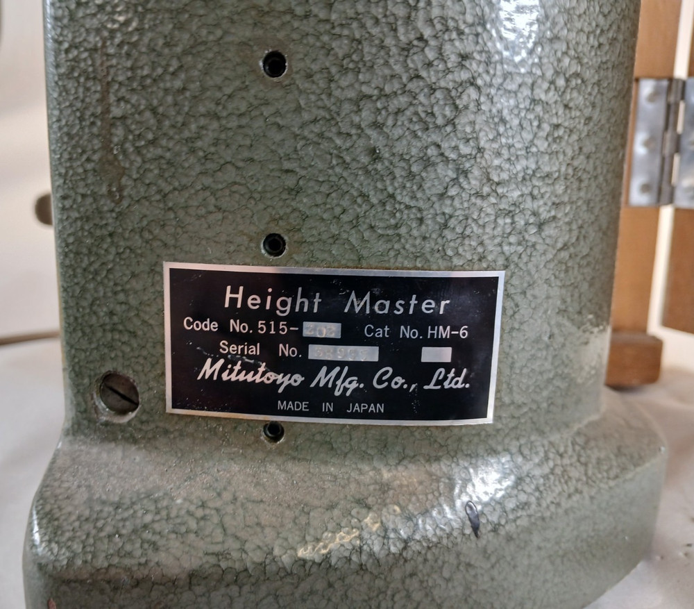 Mitotoyo MFG CO Height Master Model 515 Cat No. HM6 Precise Measuring Tool