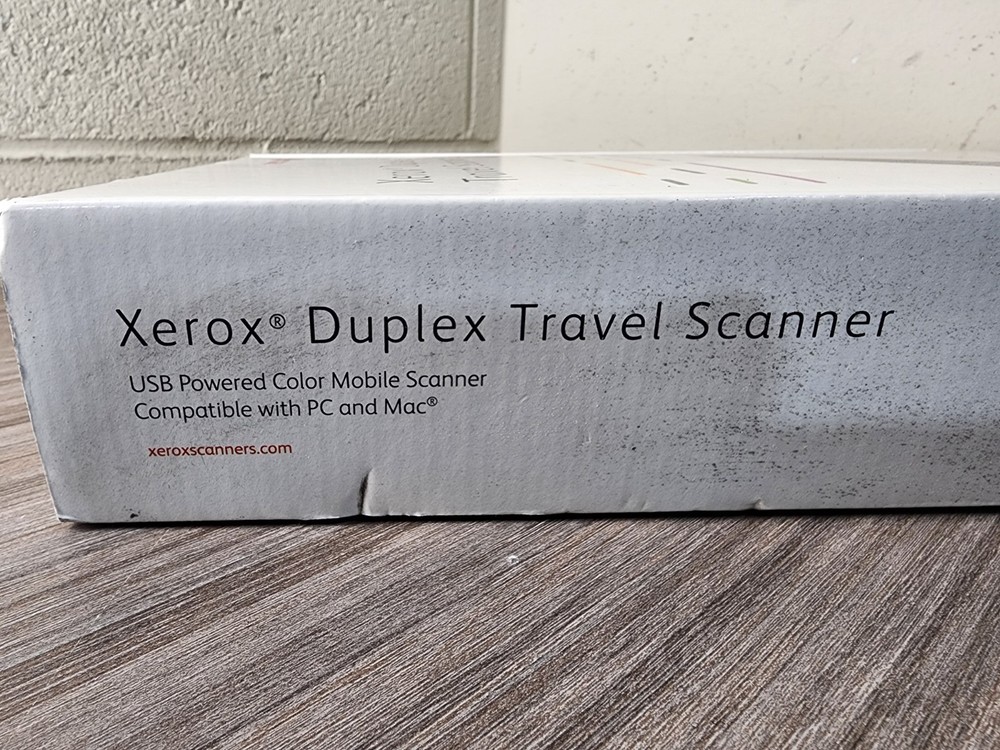 Xerox Duplex Travel Scanner USB Portable Double-Sided
