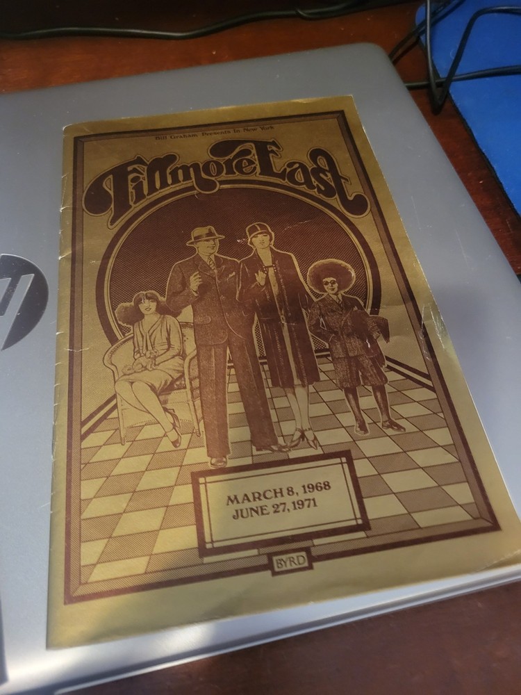 Last Fillmore East Program - SIGNED BY MANAGING DIRECTOR Kip Cohen