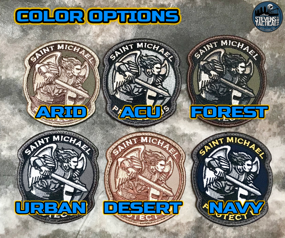 Saint Michael Protect Us Morale Patch