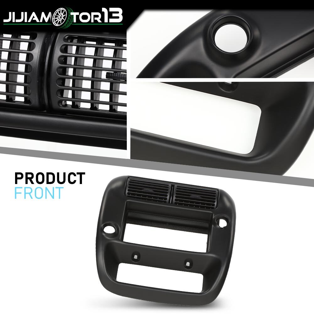 Center Dashboard Radio Panel Vent Trim Black Fit For 97-01 Explorer 97-06 Ranger