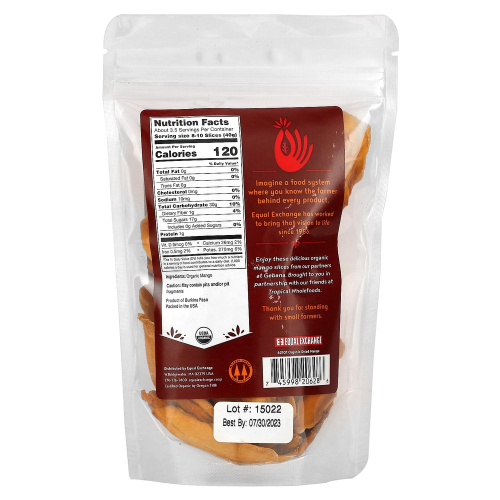 Organic Dried Mango, 5 oz (142 g)
