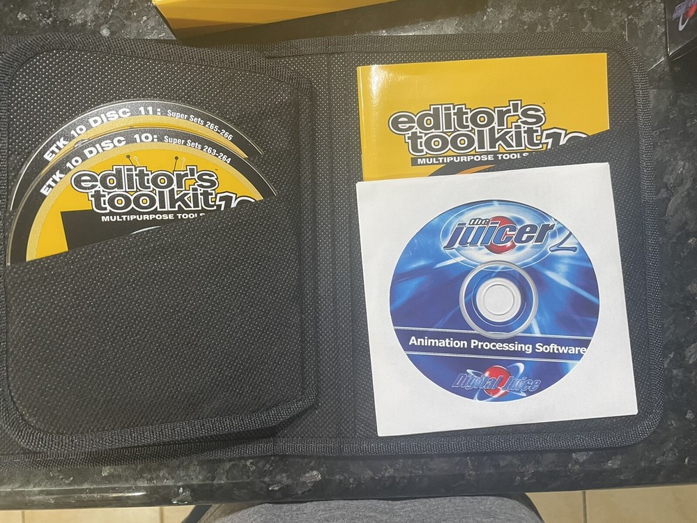 Editor's Toolkit 10 Multipurpose Tools III DVD Set Digital Juice Preowned