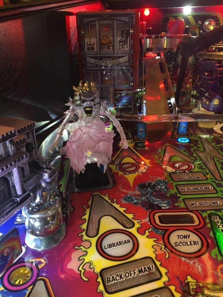 Ghostbusters GB Pinball Machine LIBRARIAN LED Mod Stern