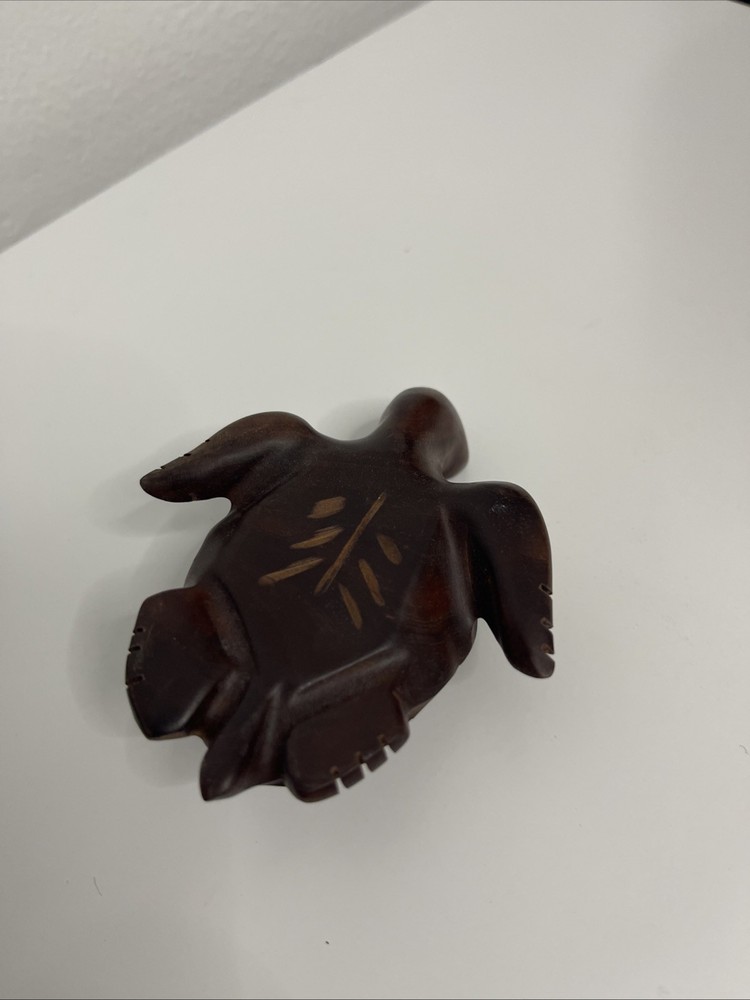 Hand Carved Turtle 4” Inches