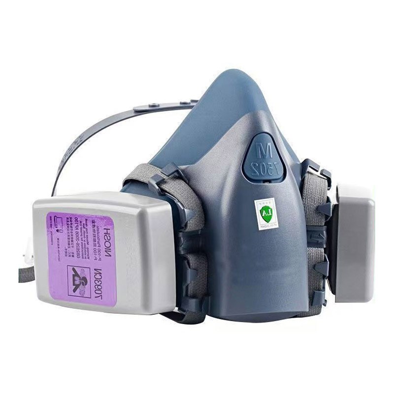 7502 Half Face Gas Respirator Mask with 7093 Filters for Chemicals Spray Paint