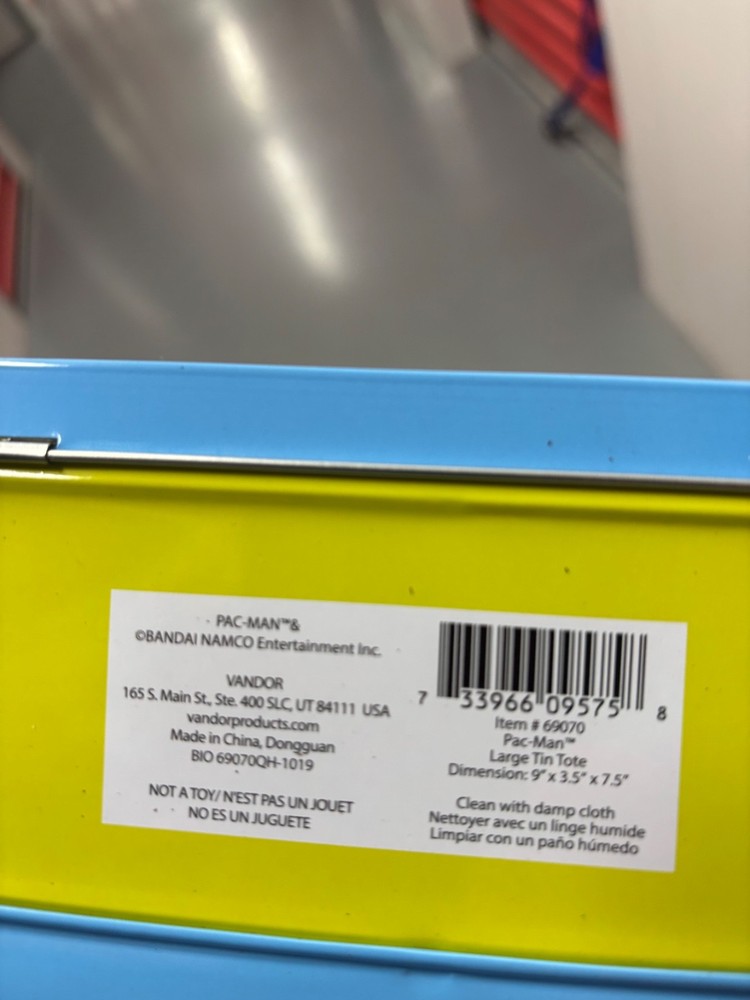 Pac Man Metal Lunch Box