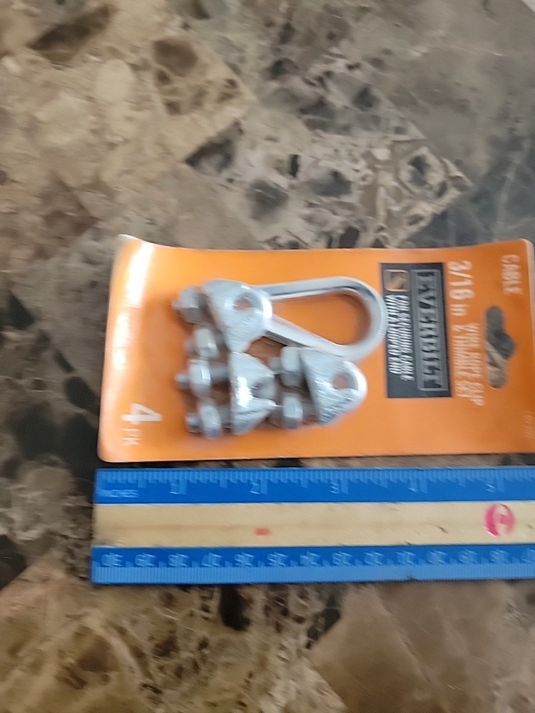 Everbilt Clamp Set Zinc-Plated 3/16" 140 252