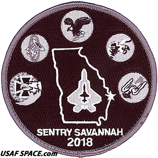 USAF 149TH FIGHTER SQ - SENTRY SAVANNAH 2018 - Joint Base Langley-Eustis - PATCH