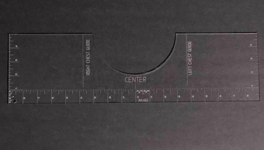 T-Shirt alignment Tool - Ruler - Centering Tool | HTV Alignment | Guide