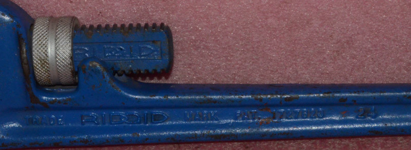 Rigid 24" Steel Pipe Wrench.