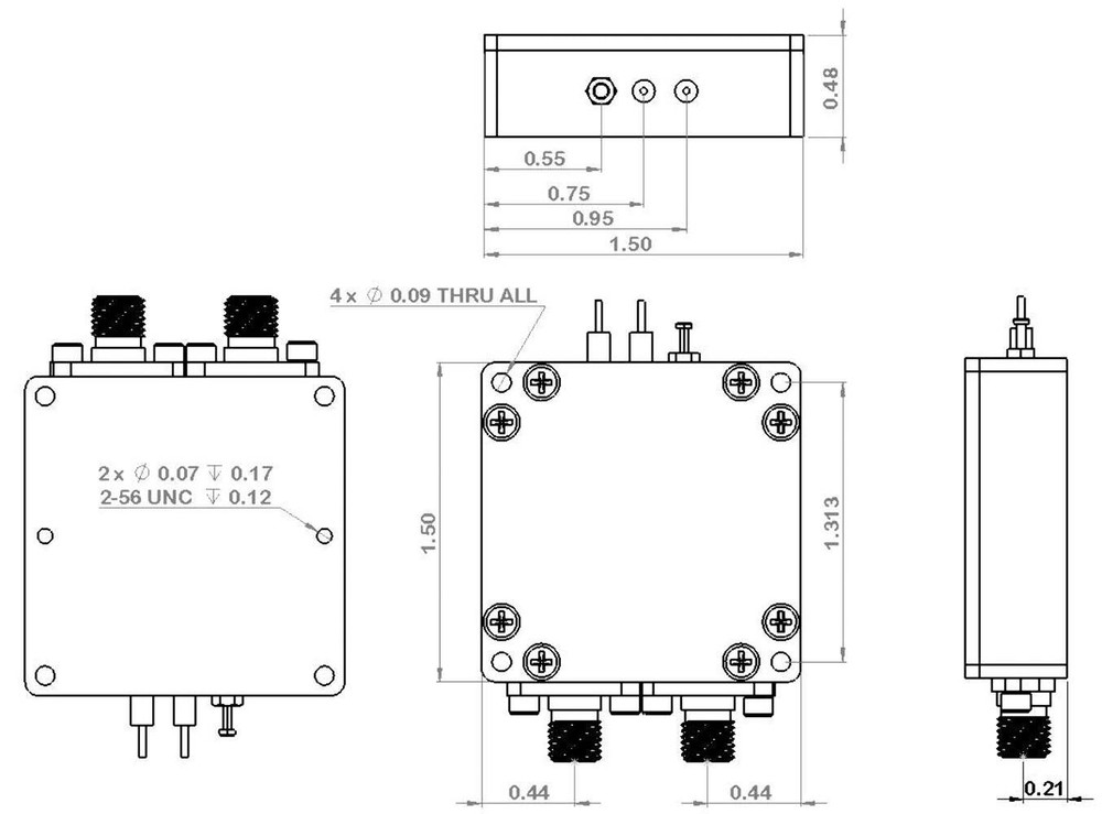 10 GHz Phase Locked Oscillator 10 MHz External Ref. High RF Output
