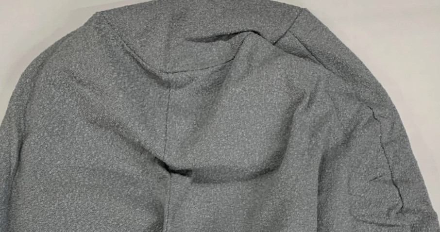 Pottery Barn Teen Chunky Boucle Gray Bean Bag LGE Slipcover only NEW w/tags $149