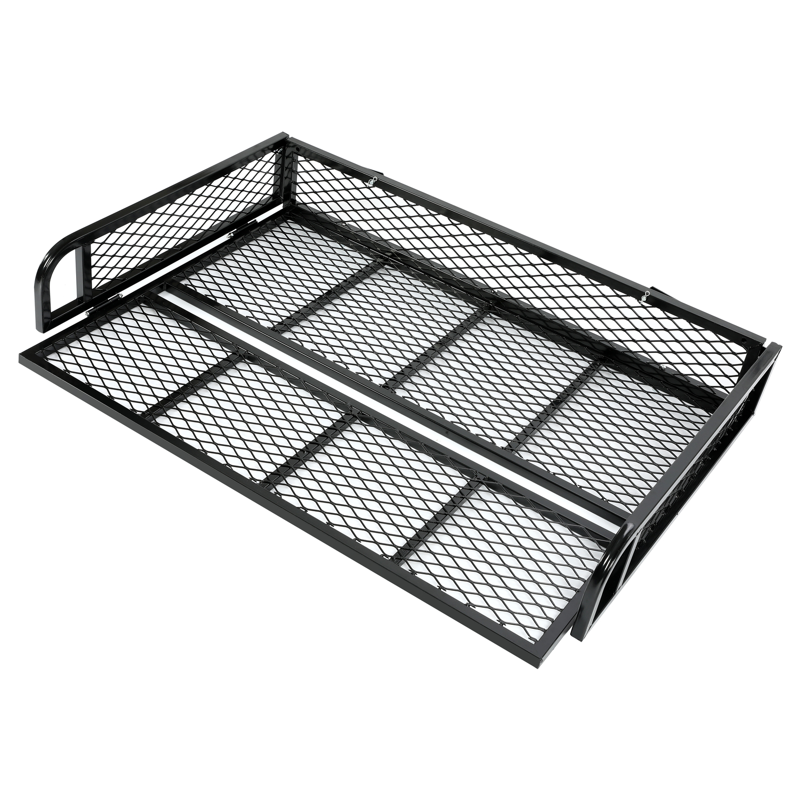 Rear Cargo Basket Rack Storage Carrier Kit For ATV Universal Steel Heavy Duty