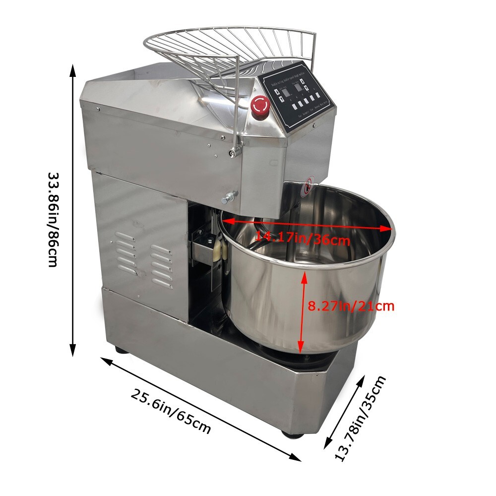 20L Commercial Double-Acting Double-speeds Dough Mixer Machine Frequency Model