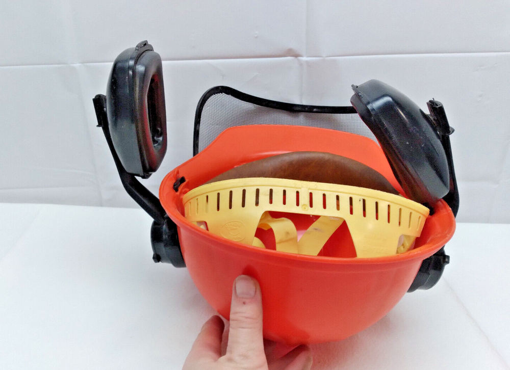 Bilsom Pro System Safety Hard Hat w/ Face Shield & Ear Muffs