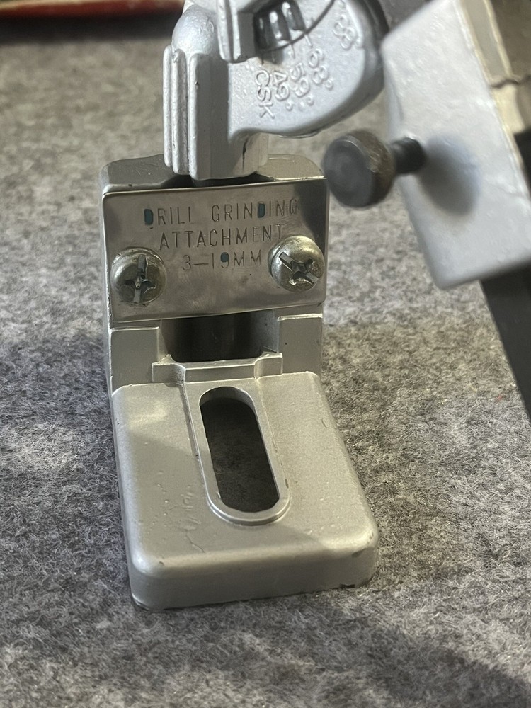 Vtg 1980’s ETC Industries Grinding/Drill Bit Sharpener Attachment Workshop Tool