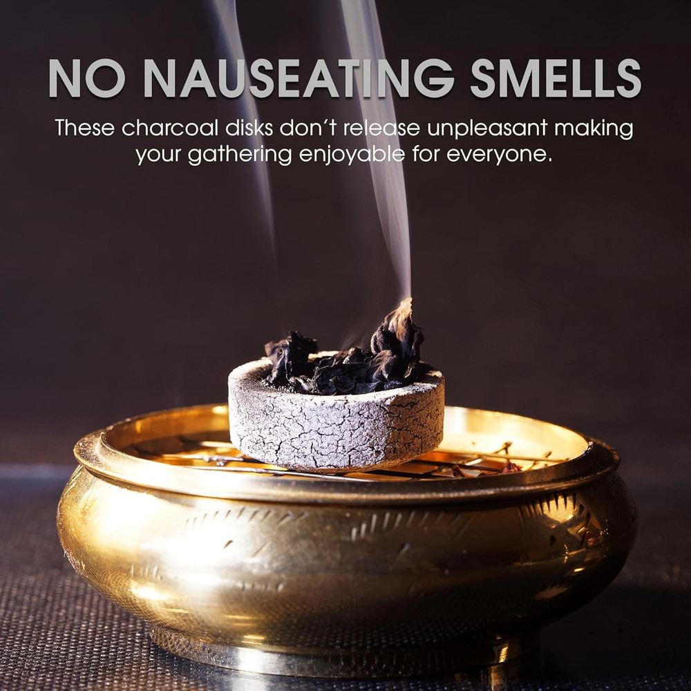 Sunlight® Charcoal Tablets for Incense– Quick Light Charcoal Tablets – Charcoal
