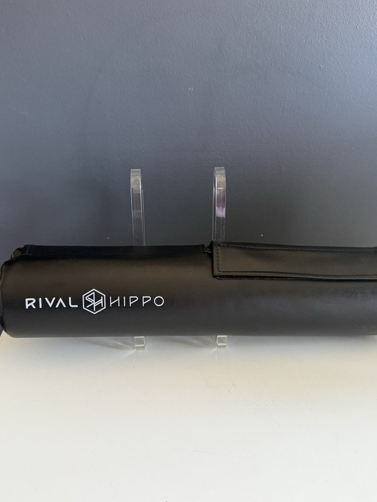 RivalHippo Hip Thrust & Squat Non Slip Barbell Secure Pad Squats Lunges Glute B