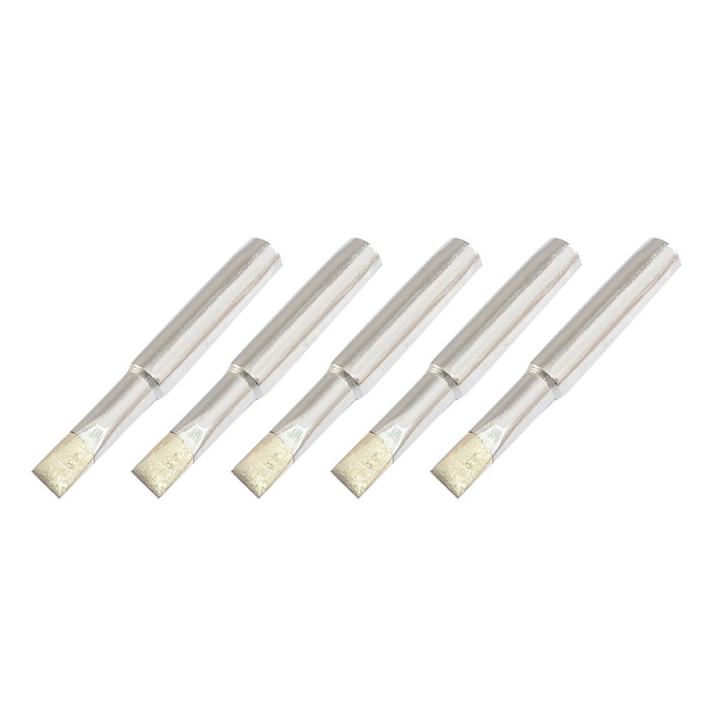 900M-T-S3 5mm Chisel Width Soldering Iron Tips 5Pcs