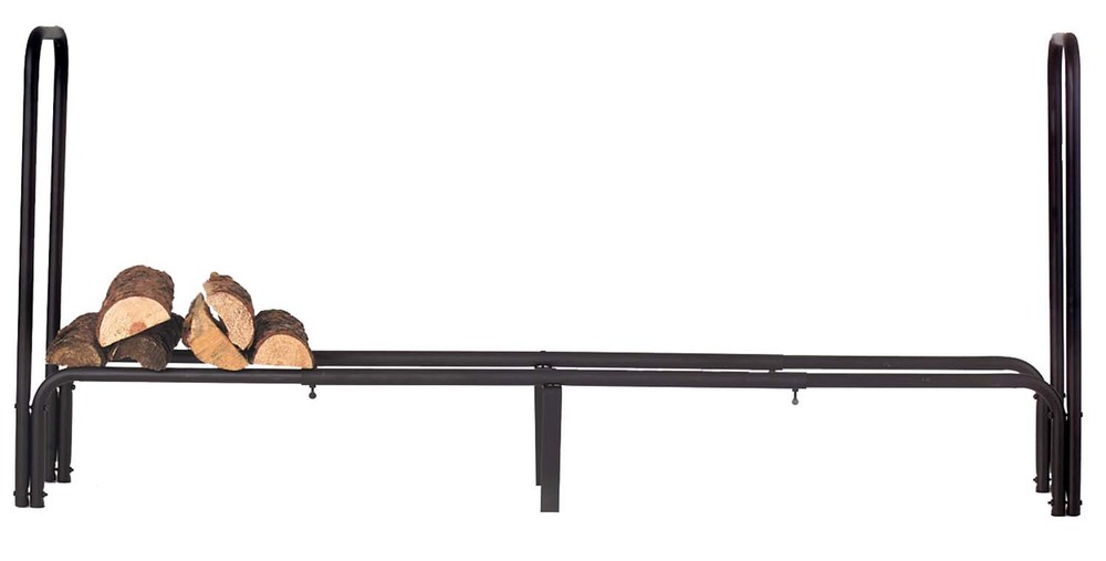Dagan Black Adjustable Log Holder, 42in. x 13in.
