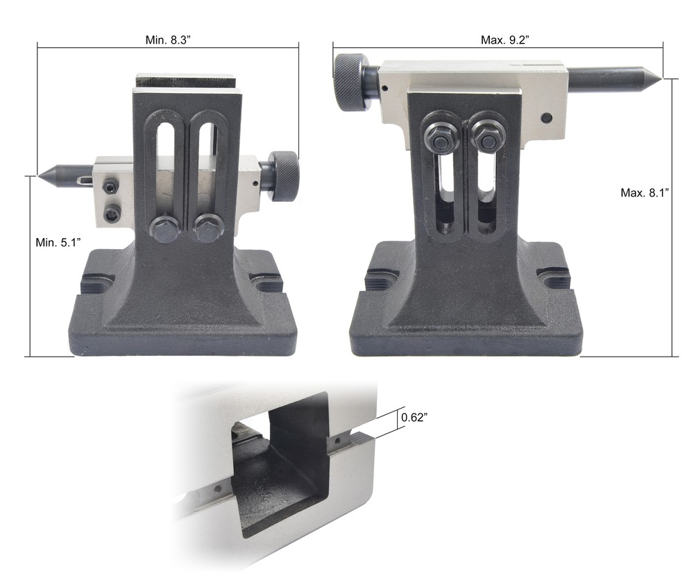VERTEX ADJUSTABLE TAILSTOCK (3900-2411)