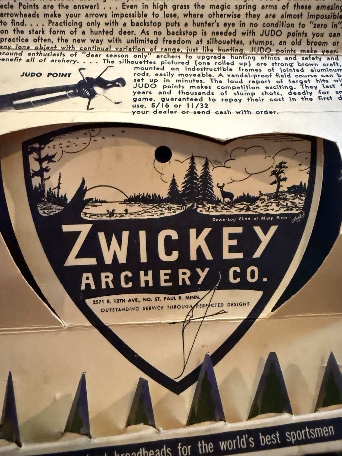 Zwickey Black Diamond Broad-heads Two Edge 11/32 Four Edge New Old Stock Rare 6