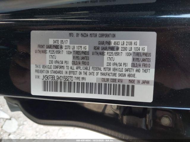 Used A/C Selector Switch fits: 2017 Mazda CX-5 manual temperature control Grade