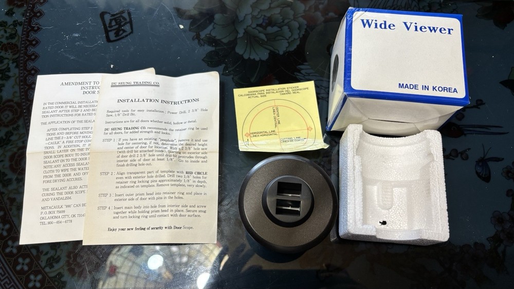 Premium 220° Wide Angle Door Viewer