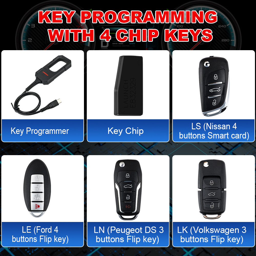 Launch X431 Key Programming Remote Maker for X431 IMMO Elite Plus X431 PAD V VII