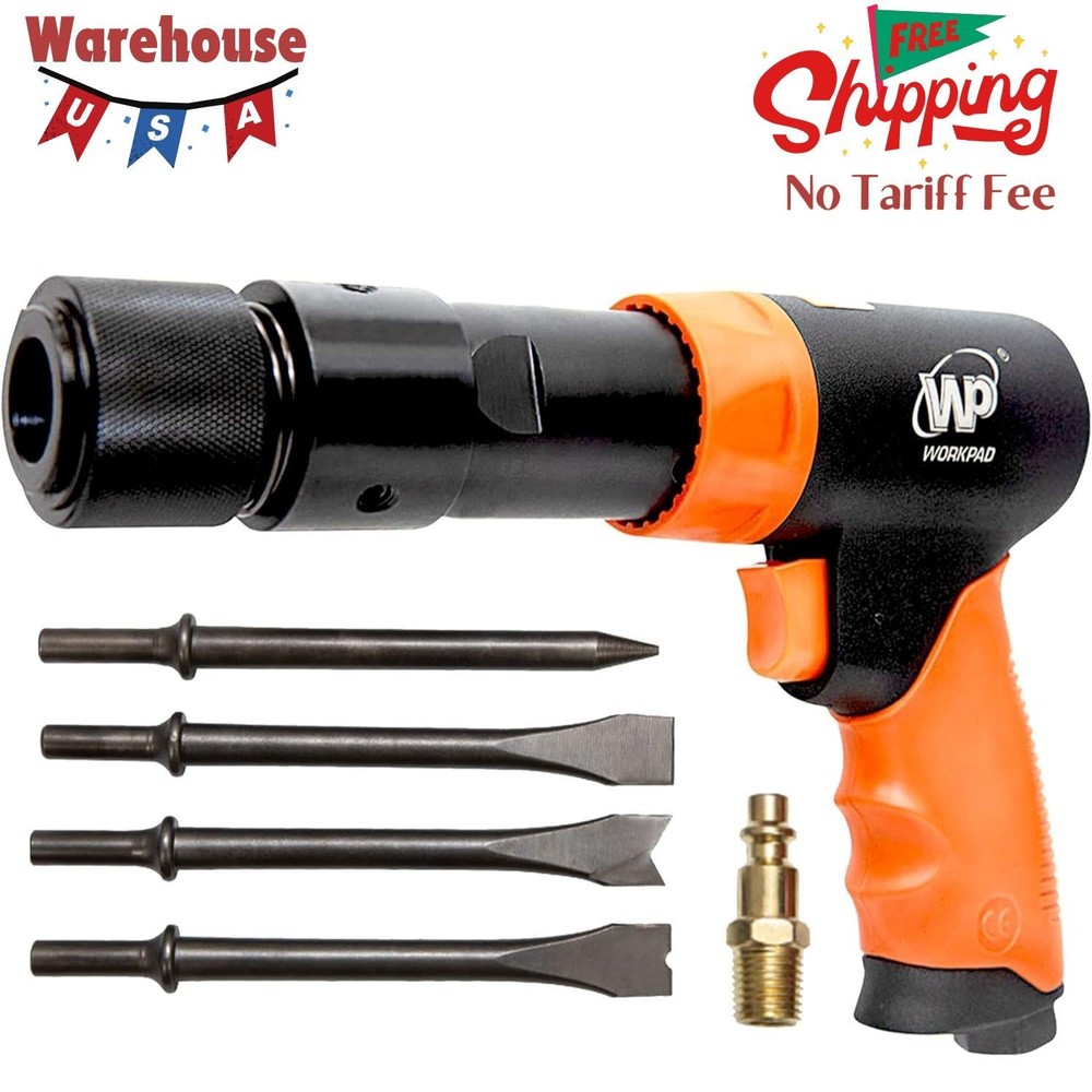 190mm Long Barrel Air Hammer with Quick Change Chisel Retainer and ...