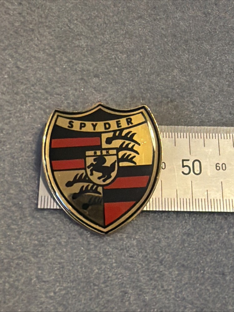Porsche Spyder Pin Badge