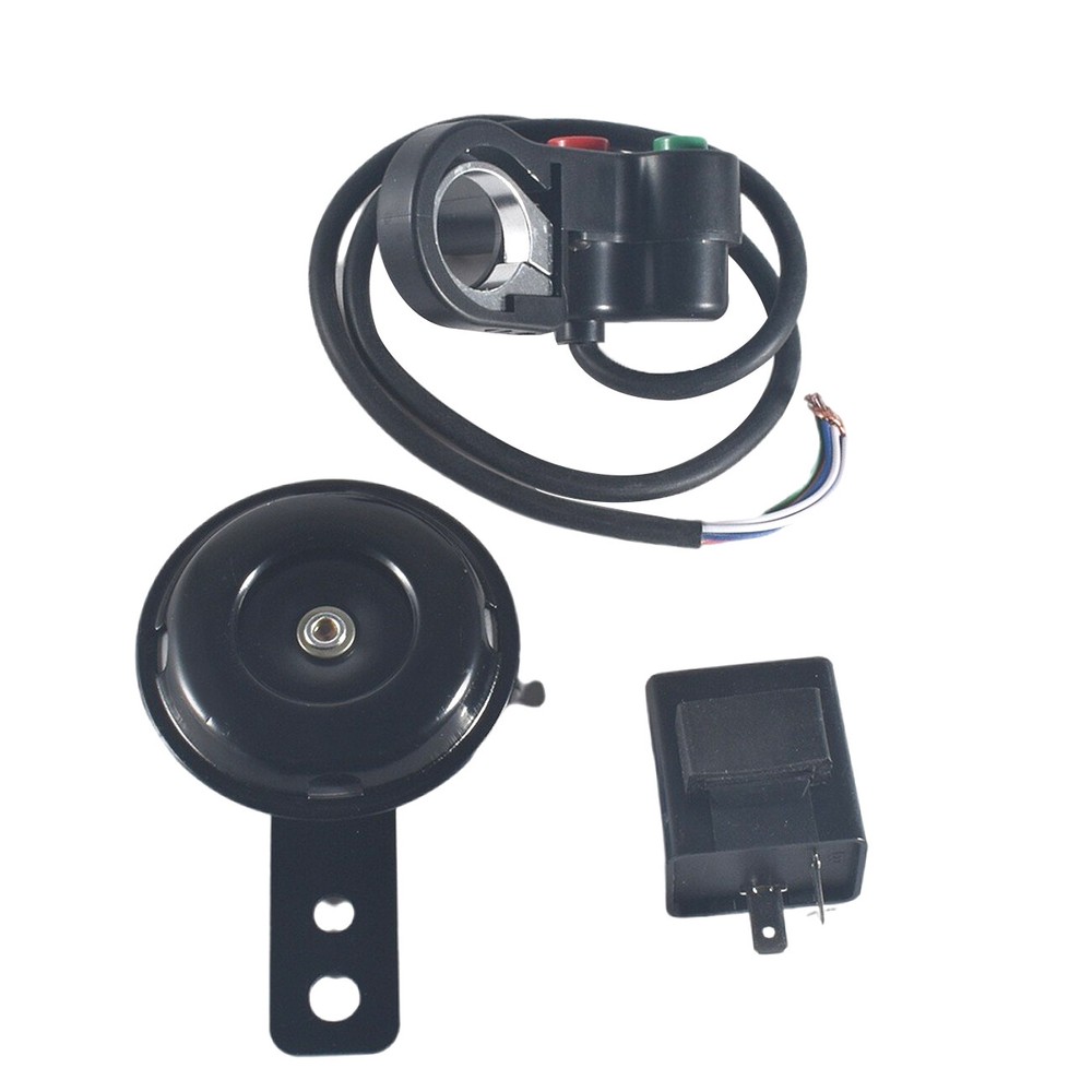 Motorcycle 7/8" Multi-function Turn Signal On Off Light Switch Flasher Horn Set