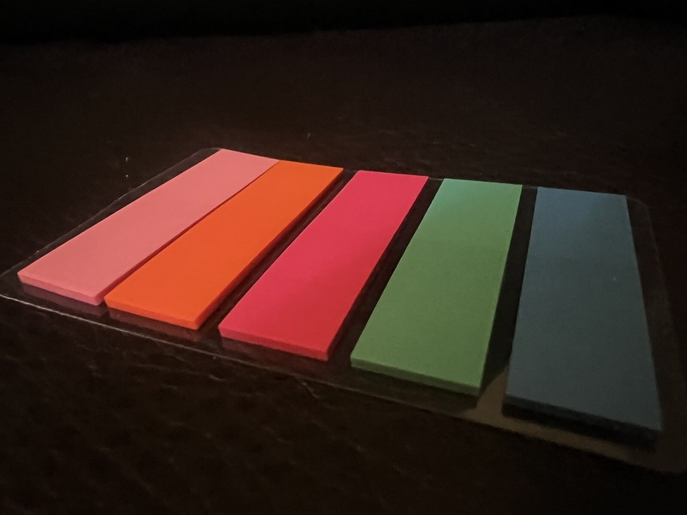 100 Pcs Sticky Annotation Mini Index notes Strip Labels Practical Bar Index