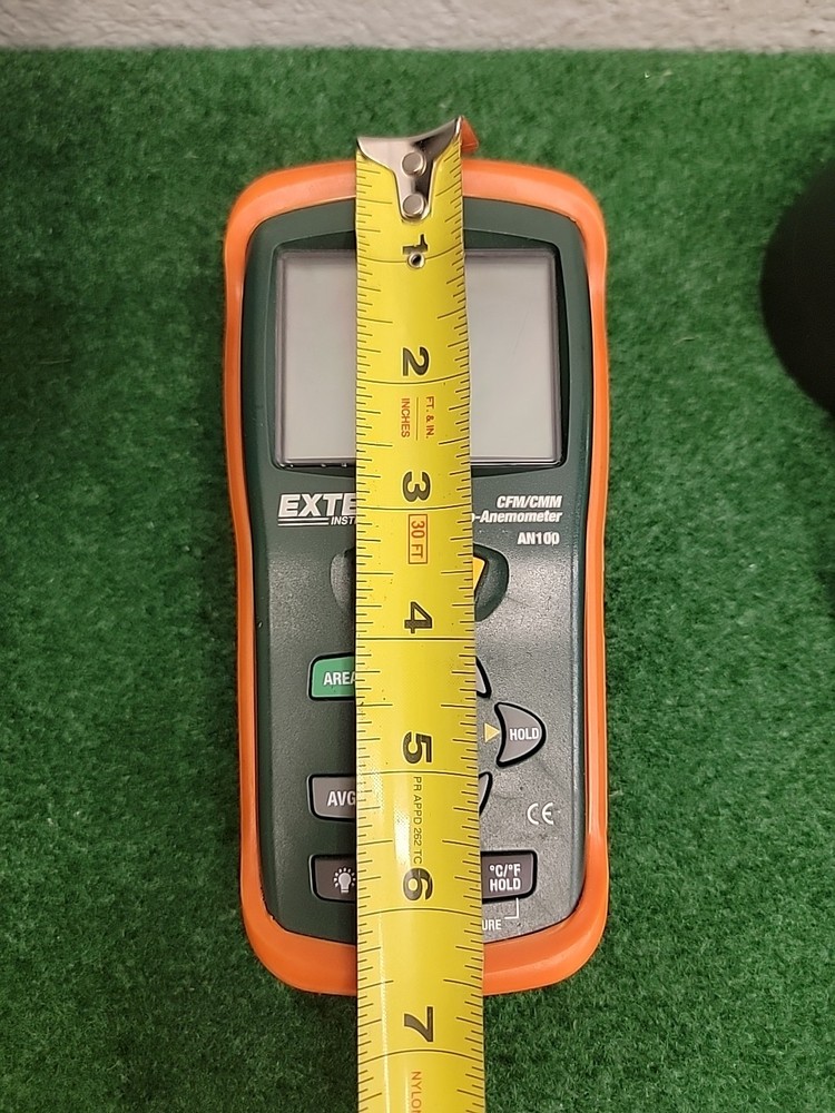 Extech AN100 Vane Anemometer with Backlight, Temp, Hold, Max/Min NEED BATTERY